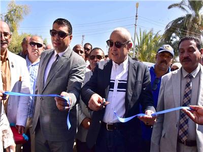 جانب من افتتاح  المهندس عبد المطلب عمارة محافظ الأقصر 