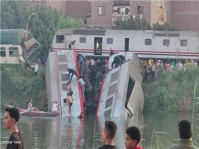 حادث قطارالمنيا