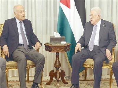 أبوالغيط يبحث مع أبومازن جهود حل الدولتين