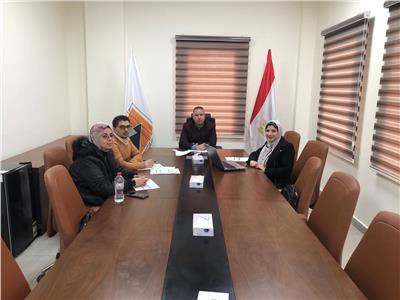 اجتماع رئيس  جامعة سمنود التكنولوجية بالغربية