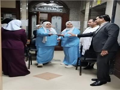 مدير التأمين الصحي بالغربية يتفقد مستشفى مبرة طنطا 