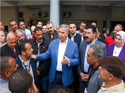 تفقد الفريق  أحمد خالد محافظ الإسكندرية اليوم جراج تشغيل وصيانة أتوبيسات هيئة النقل العام
