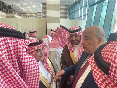 رجل الأعمال أيمن العشري خلال ملتقى الأعمال المصري السعوي 