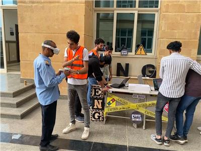  حملة توعوية داخل جامعة المنوفية الأهلية 