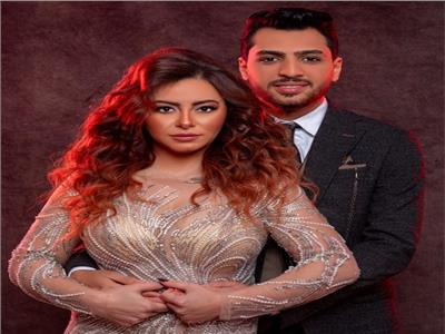 الفنانة إلهام عبدالبديع وزوجها وليد سامي قبل الانفصال