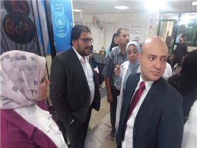 خطط عاجلة لحل التكدس والزحام بعيادة على بن أبى طالب بطنطا