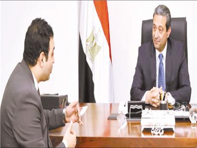  د. أيمن الشهابى خلال حواره مع «أخبار اليوم»