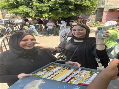 زغاريد ورود احتفالا بختام امتحانات الثانوية