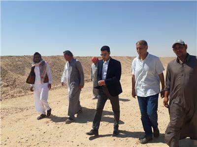 نائب محافظ مطروح أثناء جولته التفقدية