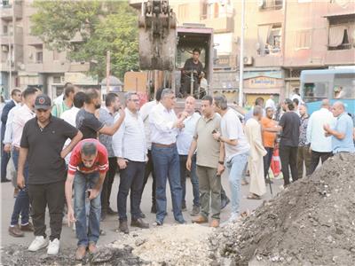 محافظ الجيزة يتابع ميدانيا أعمال الصيانة