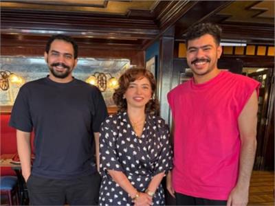 ساندرا نشأت و أحمد رمزي