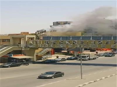 حريق فرع النادي الأهلي بمدينة نصر 