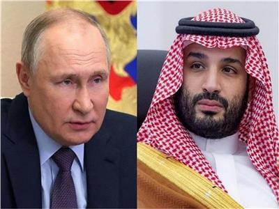الأمير محمد بن سلمان بن ولي العهد السعودي والرئيس الروسي فلاديمير بوتين