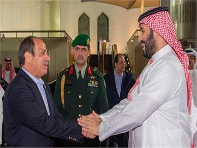 الرئيس عبد الفتاح السيسي، وولي العهد السعودي الأمير محمد بن سلمان