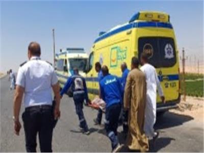 تصادم سيارتين بصحراوي نجع حمادي قنا - صورة ارشيفية