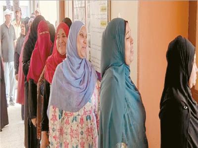 السيدات الأكثر إقبالاً فى انتخابات الإعادة بالشيوخ
