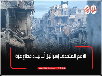إنفوجراف| تقرير أممي.. إسرائيل تُبيد غزة