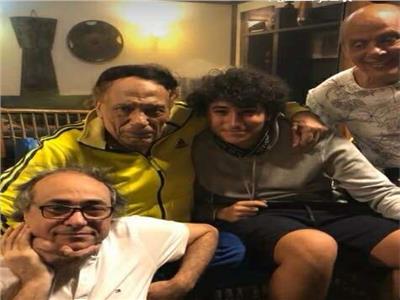 أحدث ظهور لـ عادل إمام برفقة شقيقه