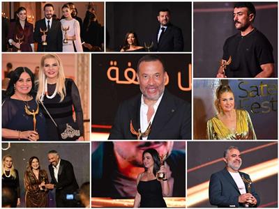 صور| تكريم نجوم الفن والإعلام في الدورة الـ 16 للفضائيات العريية