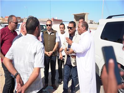  محافظ مطروح يقوم بجولة ميدانية
