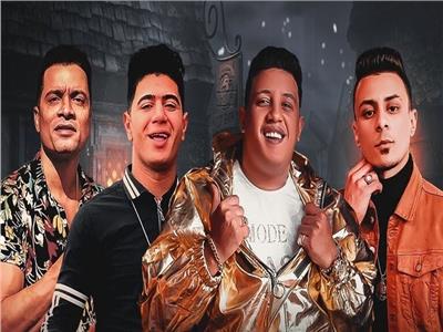 نجوم مطربو المهرجانات حسن شاكوش وحمو بيكا