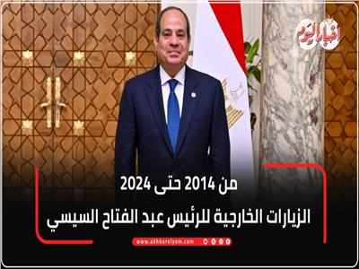 من 2014 حتى 2024 .. الزيارات الخارجية للرئيس عبد الفتاح السيسي 