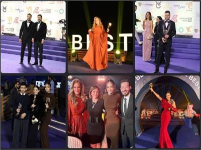 السقا ورمضان وياسمين عبد العزيز.. 30 صورة للنجوم بحفل «The Best»