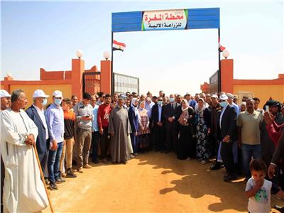  "الريف المصرى الجديد" توفر معدات ميكنة زراعية لخدمة مزارعي منطقة الطور 
