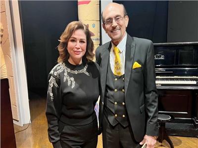 محمد صبحي وإلهام شاهين