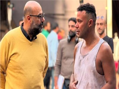 كواليس محمد إمام في تصوير مسلسل الكينج