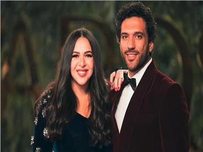 الفنان حسن الرداد وزوجته إيمي سمير غانم