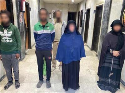 القبض على 10 متهمين باستغلال الأطفال في التسول بالجيزة 