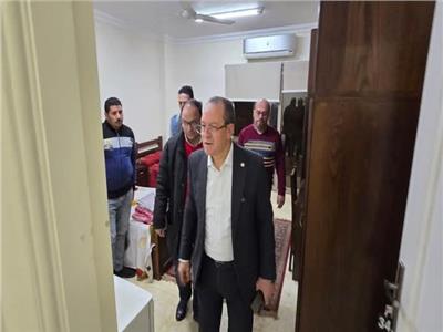  نائب رئيس جامعة طنطا يتفقد المدن الجامعية في جولة مفاجئة 