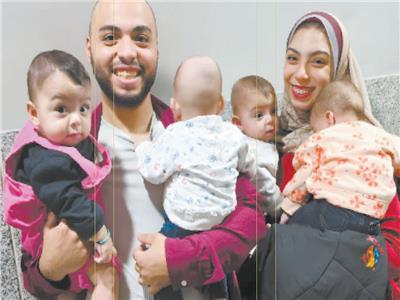 نرمين تروى حكايتها مع أربعة مواليد