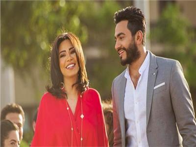 شيرين عبد الوهاب وتامر حسني 