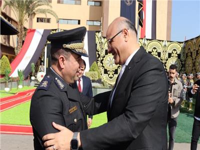 مدير أمن القليوبية مع المهندس أيمن عطيه