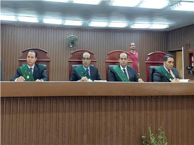 هيئة المحكمة برئاسة المستشار الدكتور رضا أحمد عيد