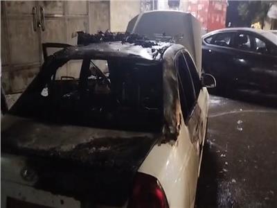 تفحم تاكسي أمام «أخبار اليوم» ونجاة طفل وسيدتين من موت محقق.. شهود عيان يروون التفاصيل