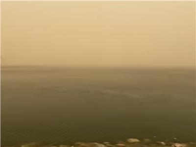 عاصفة ترابية تضرب الإسماعيلية 