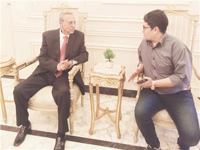 لواء طيار حسن راشد خلال حواره مع «آخرساعة»
