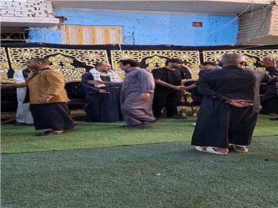  حمدي المرغني يتلقى العزاء في والده بالسويس