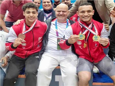 احتفالات في منتخب رفع الأثقال 