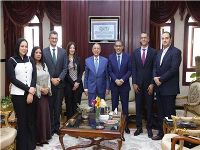 لقاء  وزير الدولة للإعلام  الأكاديمية العربية للعلوم والتكنولوجيا  والنقل البحري