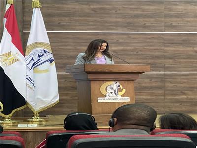 نجلاء عبد السلام حرم وزير الخارجية والهجرة وشئون المصريين بالخارج