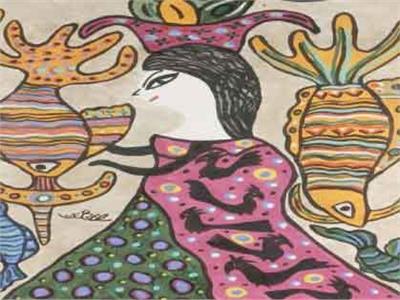 اللوحات للفنانة الجزائرية فاطمة حداد