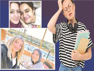 رشا يحيى وابنتها جميلة - لمياء منير وابنتها هنا