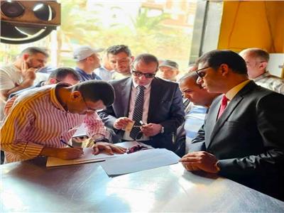 تشميع مطعم غير مرخص بكفر الشيخ