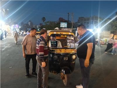 حملة رفع جميع الإشغالات بالطريق العام