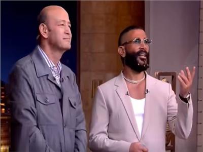 أحمد سعد وعمرو أديب