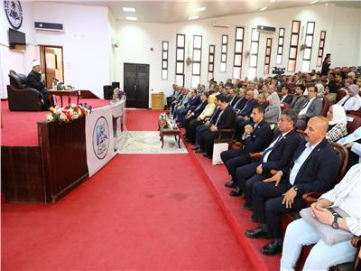 محاضرة مفتي الجمهورية بعنوان بجامعة العريش
